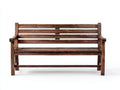 Banc de jardin-bois-150x60x88 cm-brun foncé-style traditionnel