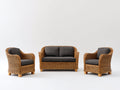 Canapé de jardin-résine tressée-bois-180x86x78 cm-naturel-gris anthracite-style classique