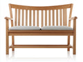 Banc de jardin-bois-148x58x90 cm-naturel-beige-style classique