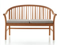 Banc de jardin-bois-145x62x92 cm-naturel-beige-style scandinave